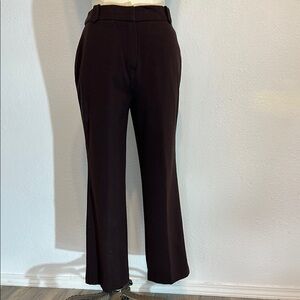 Talbots Black Straight Leg Pants with Smooth Stretchy Fabric